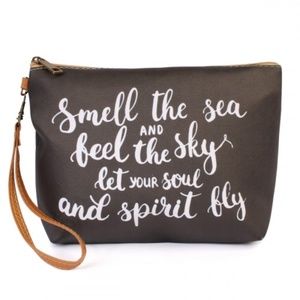 SMELL THE SEA..." WRISTLET MAKE UP BAG